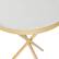 Alt View Zoom 32. Walker Edison - Contemporary Tray-Top Faux Marble Round Side Table - Gold/Grey Marble.