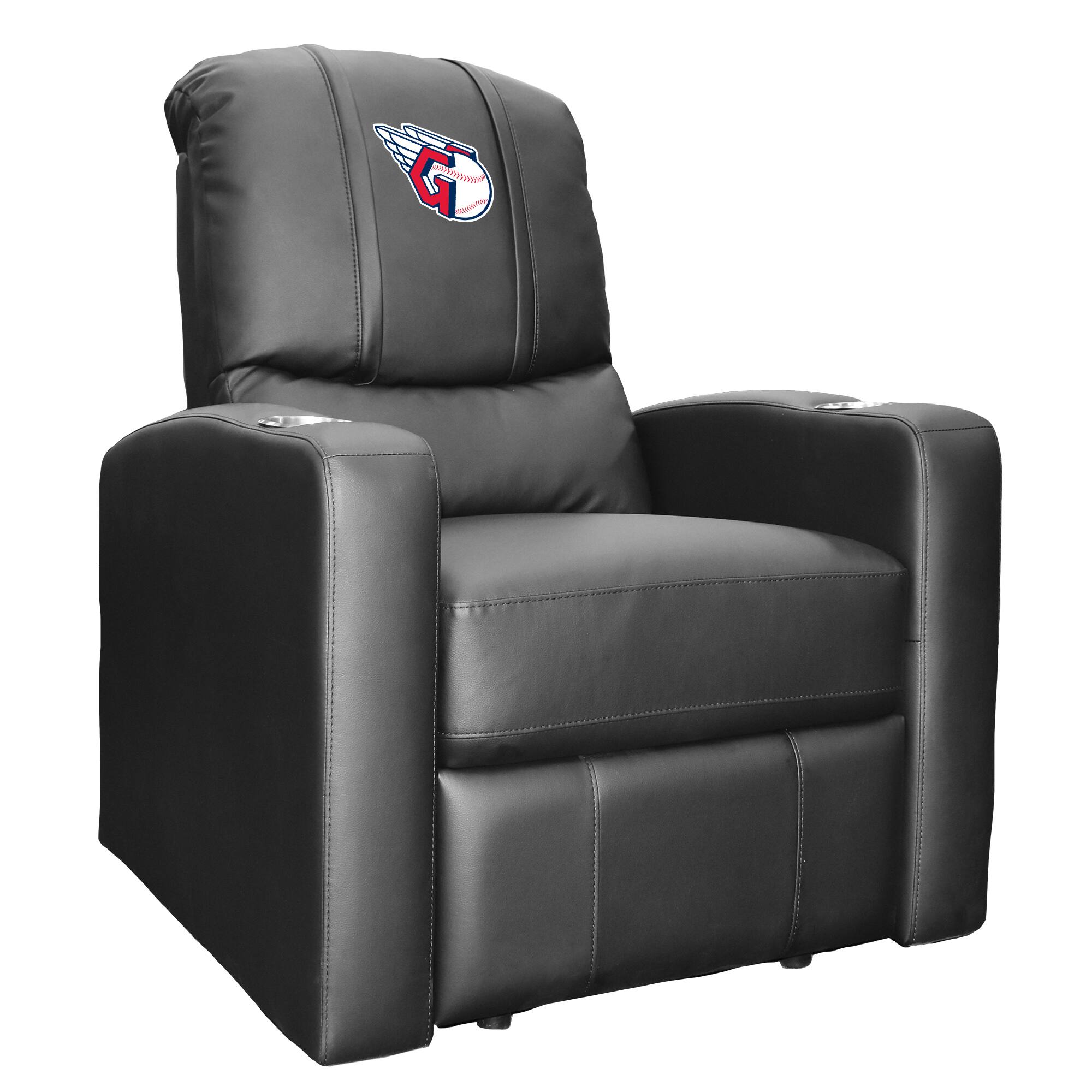 DreamSeat - Cleveland Guardians Logo Stealth Manual Recliner - Black