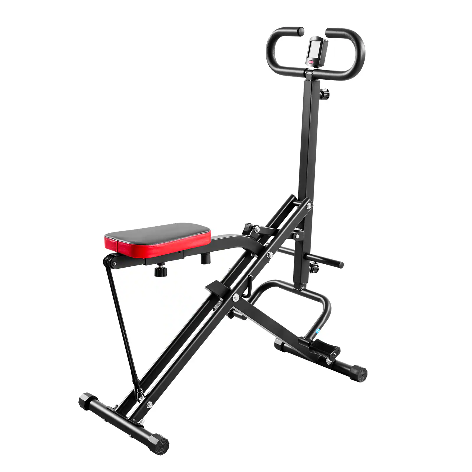 Alt View 5. VEVOR - Squat Machine, Deep Squat Rowing Machine for Home, Easy Setup & Foldable Exercise Equipment, Glute Trainer Machine - Red + Black.