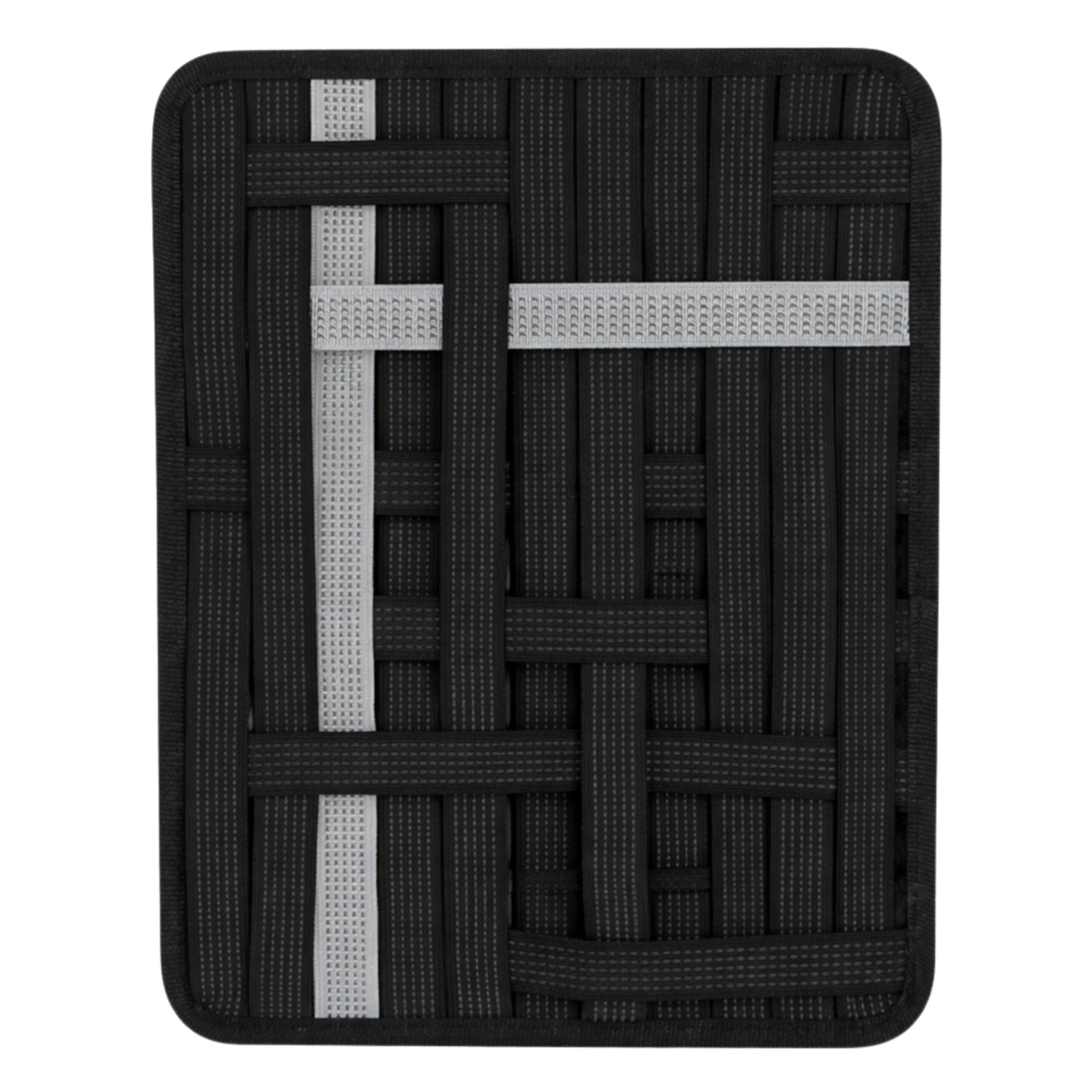 Kitcheniva - Multicase Elastic Organizer Sleeve For Laptop Cables And Accessories - Black