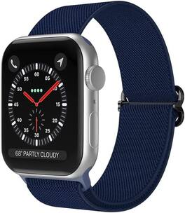 Worryfree Gadgets - Stretchy Nylon - 42/44/45mm - Dark Blue