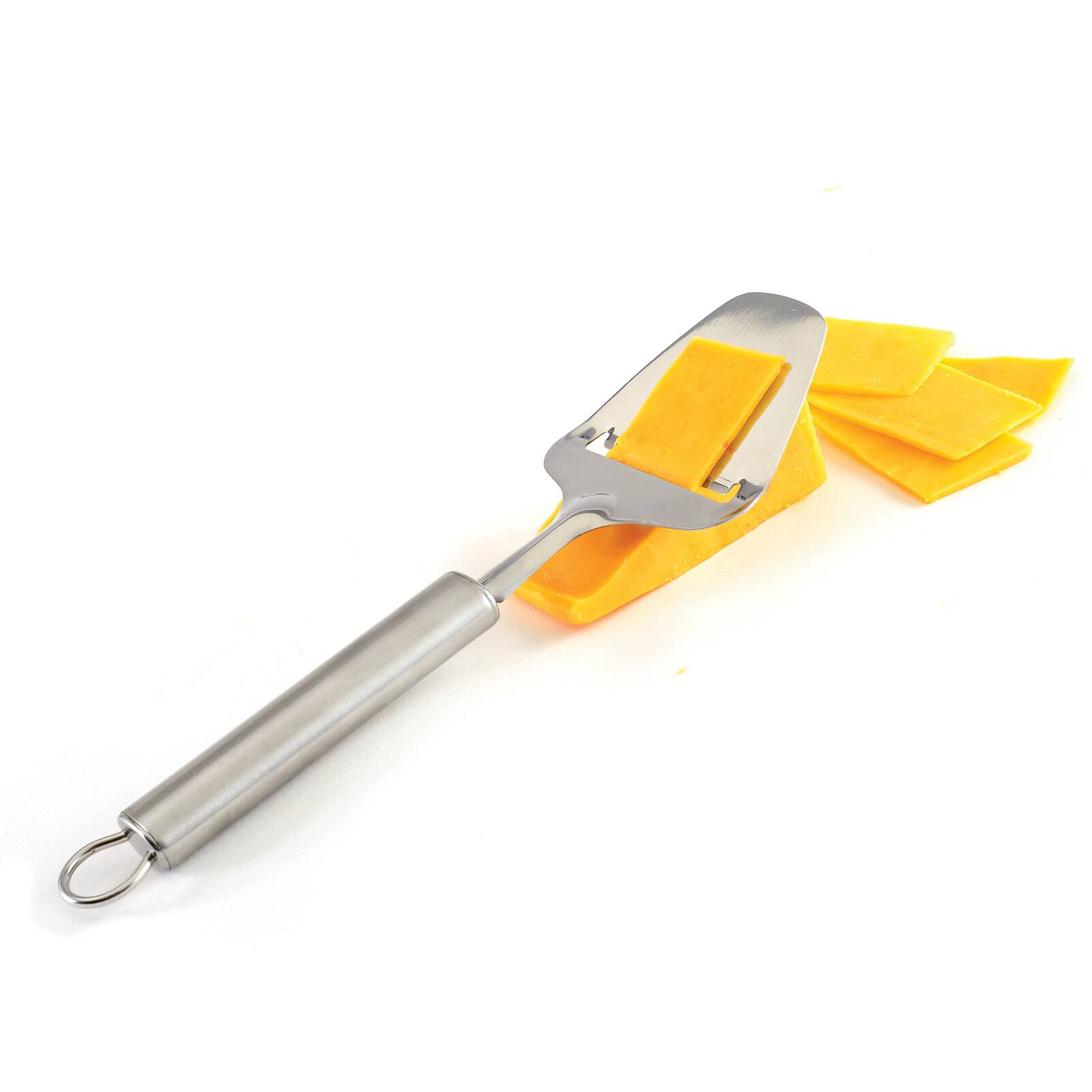 Alt View 2. Norpro - Stainless Steel Cheese Slicer, 9.5-Inch - Silver.