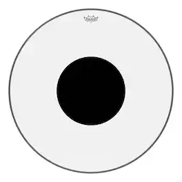 Remo - Controlled Sound® Clear Top Black Dot™ 28-Inch Drumhead with Focused Midrange Tone and Defined Attack