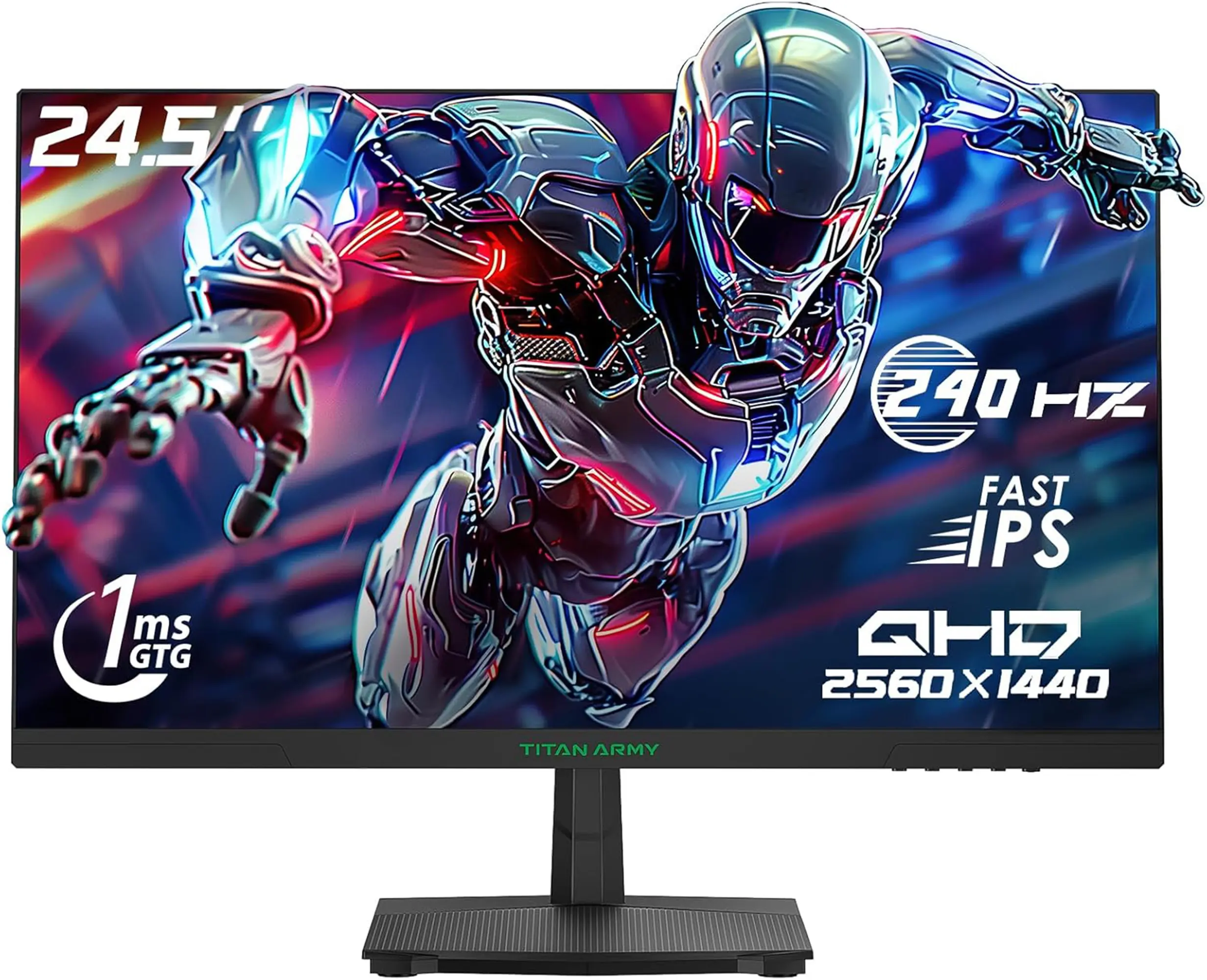 24.5 240 Hz CRT 1ms GTG ms TITAN ARMY FAST IPS AHD 2560 x 1440