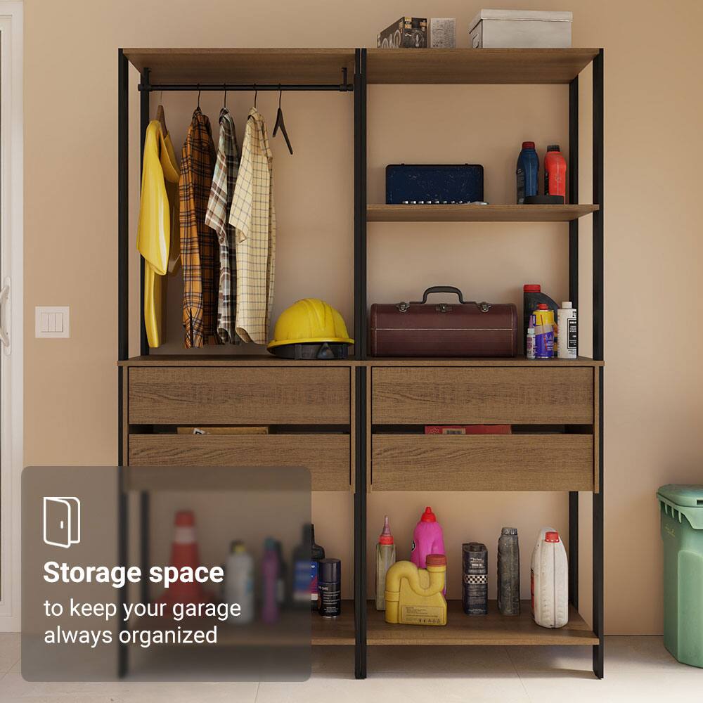 Storage space to keep your garage always organized.