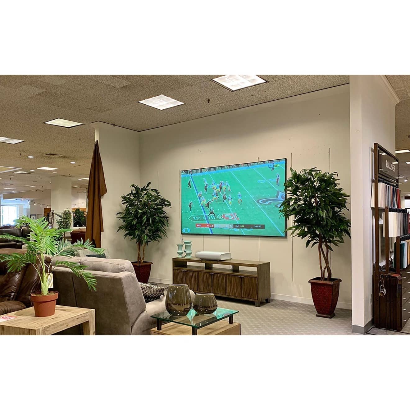 Alt View 16. Elite Screens - Aeon CLR3 Ceiling Light Rejecting EDGE FREE Fixed Frame Ultra-Short Throw Projector Screen,123"Diag.,16:9,AR123H-CLR3 - Black.