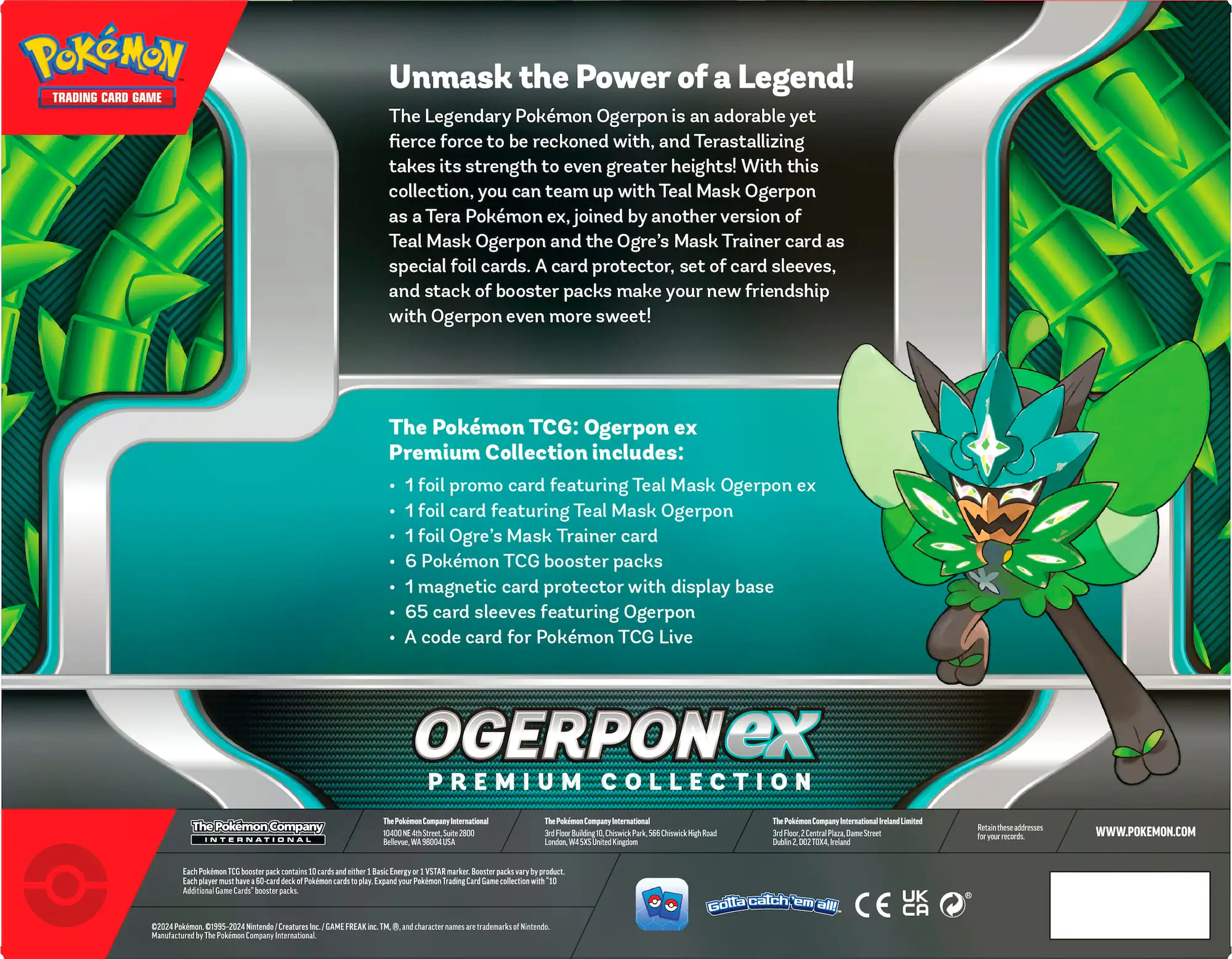 Ogerpon Ex Premium Collection Featuring Full Art Teal Mask Ogerpon Ex ogerpon-ex-premium-collection-featuring-full-art-teal-mask-ogerpon-ex