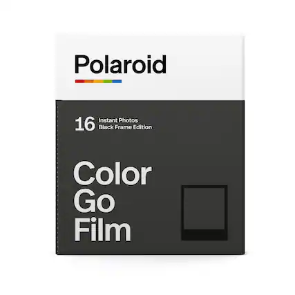 Polaroid Instant Photos 16 Black Frame Edition Color Go Film