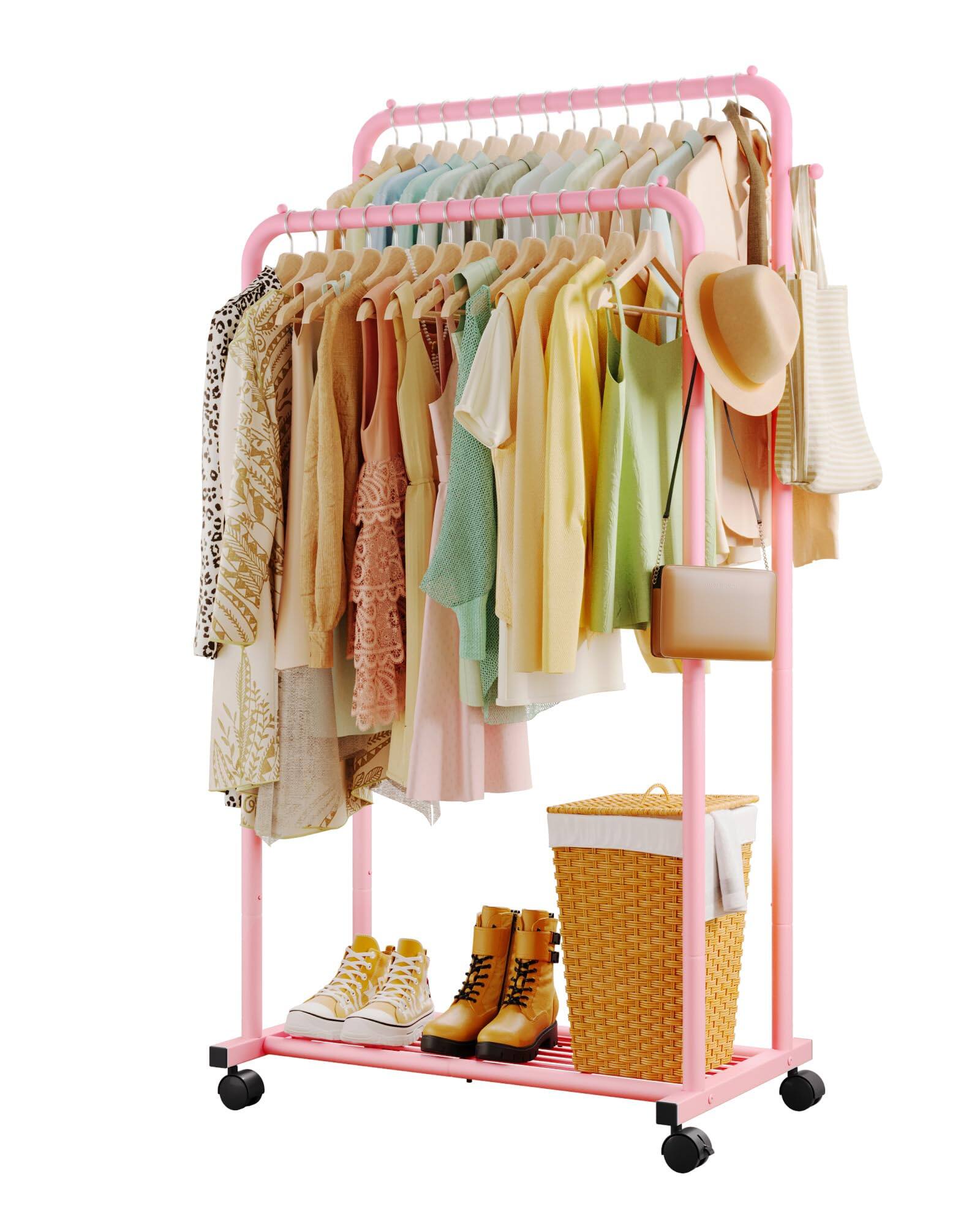 Pink Large 28.7"W x 16.5"D x 59.1"H