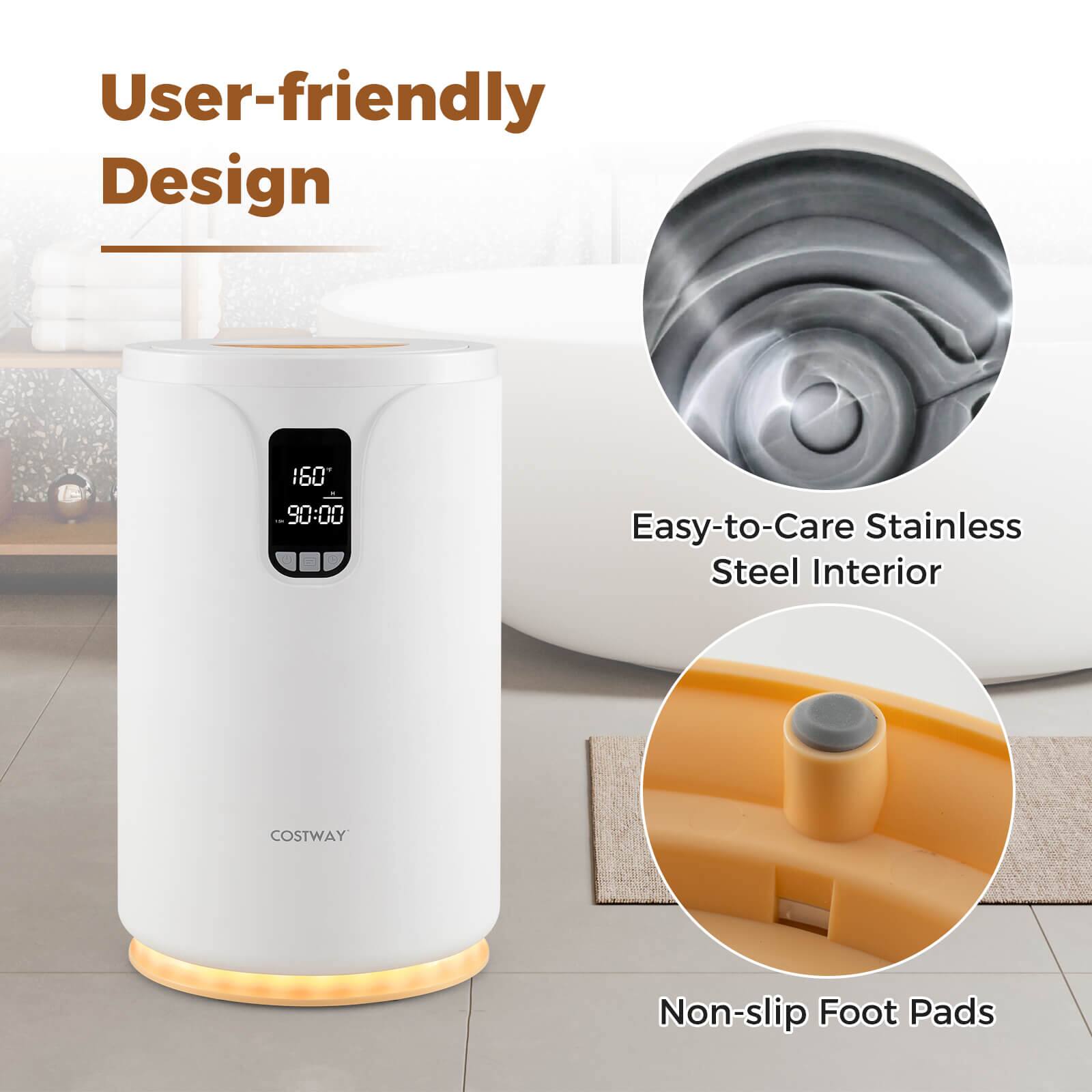 User-friendly Design

Easy-to-Care Stainless Steel Interior

Non-slip Foot Pads