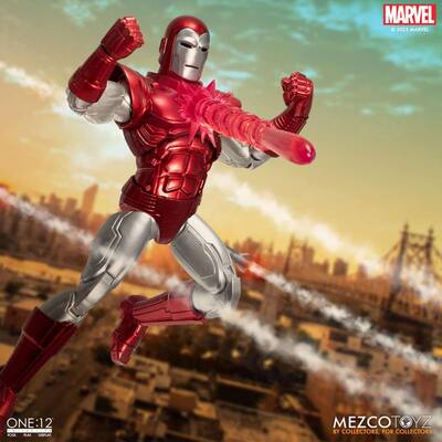 Marvel - One:12 Collective | Iron Man: Silver Centurion Edition - Red