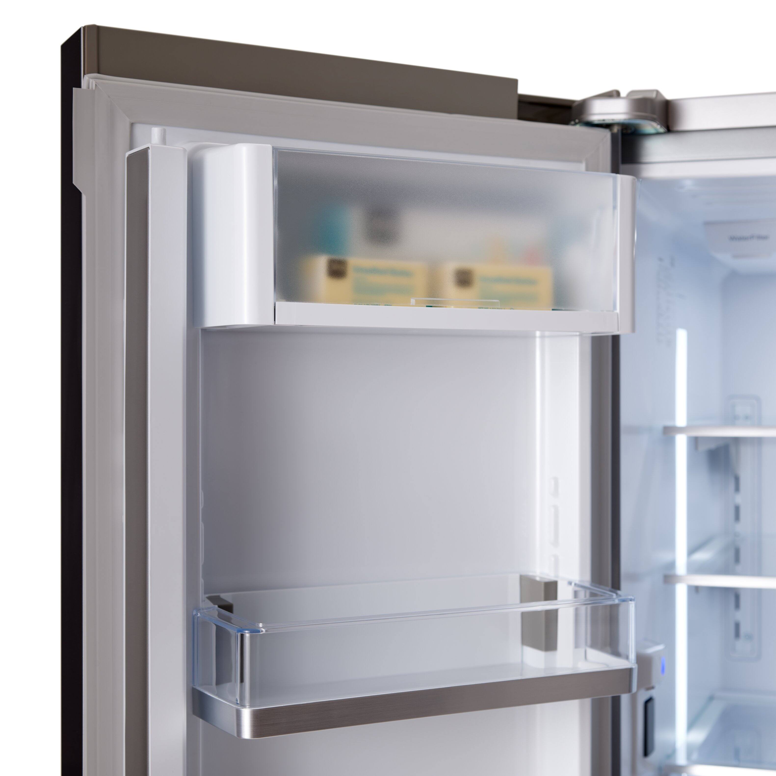 Alt View 4. Viking - French Door  Refrigerator - Stainless Steel.