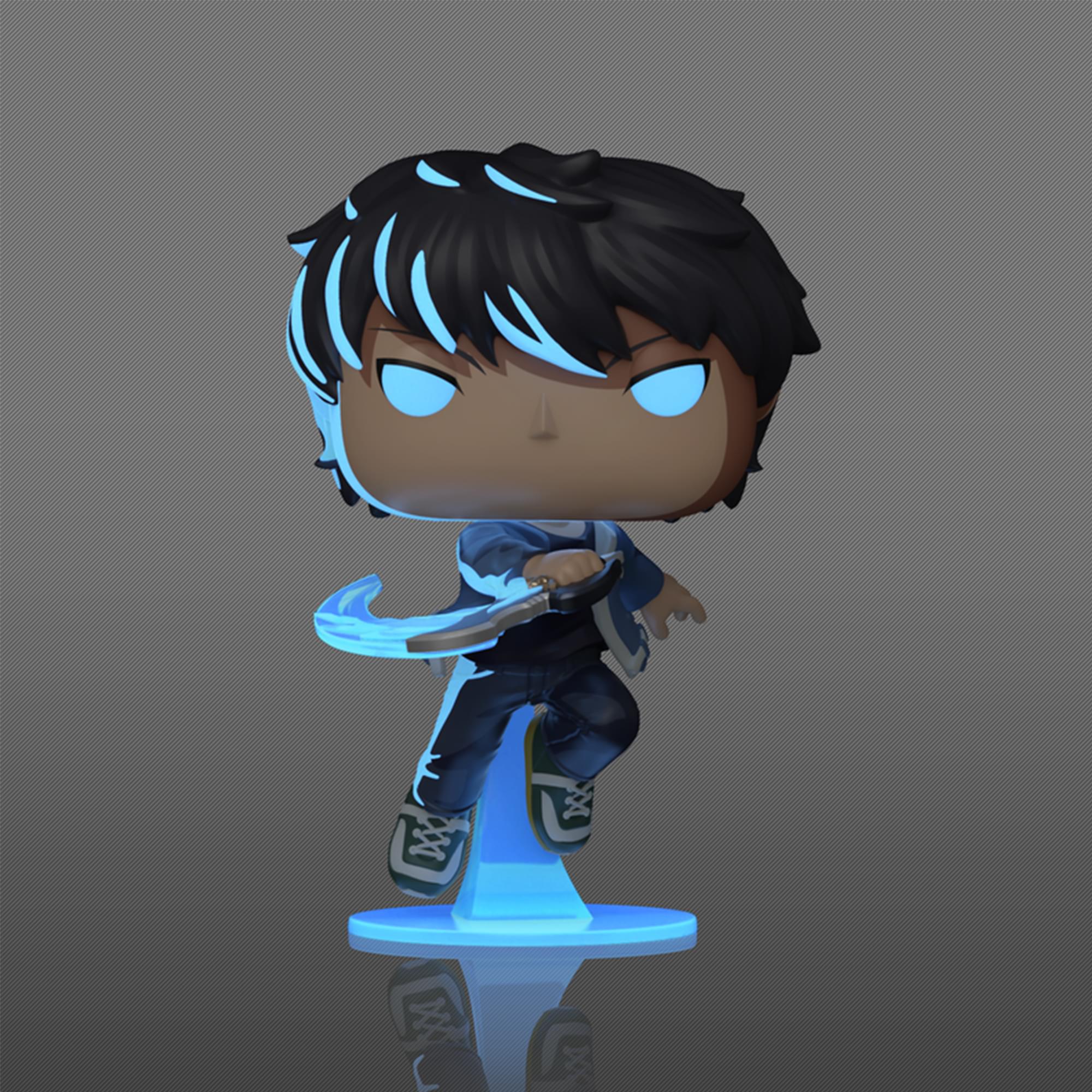 Alt View 2. Funko - Solo Leveling Funko POP Animation | Sung Jinwoo (Chase) - Multi-Colored.