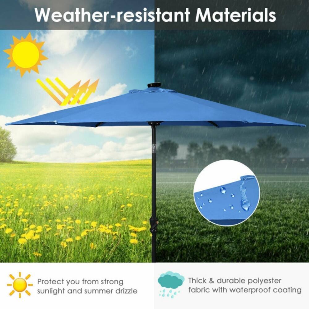 Weather-resistant Materials

Protect you from strong sunlight and summer drizzle

Thick & durable polyester fabric with waterproof coating
