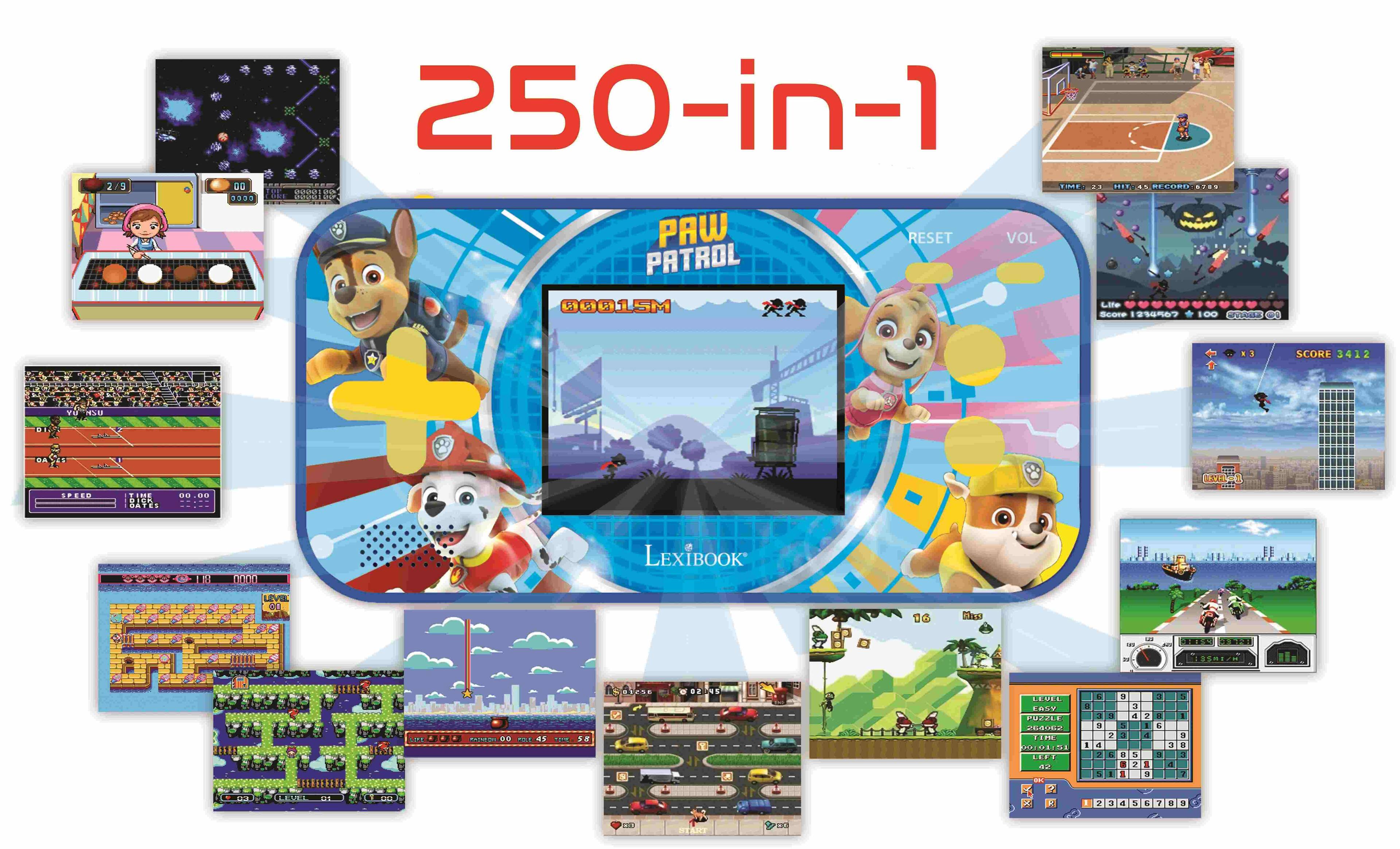 250-in-1

PAW PATROL

Life Score 100

SCORE 3412

LEVEL 16

TIME 23

HIS 45 RECORD 8769

VOL

RESET

PAW PATROL

LEXIBOOK

LEVEL 16

TIME 45

SCORE 3412

LEVEL 16

TIME 45

SCORE 3412

LEVEL 16

TIME 45

SCORE 3412

LEVEL 16

TIME 45

SCORE 3412

LEVEL 16

TIME 45

SCORE 3412

LEVEL 16

TIME 45

SCORE 3412

LEVEL 16

TIME 45

SCORE 3412

LEVEL 16

TIME 45

SCORE 3412

LEVEL 16

TIME 45

SCORE 3412

LEVEL 16

TIME 45

SCORE 3412

LEVEL 16

TIME 45

SCORE 3412

LEVEL 16

TIME 