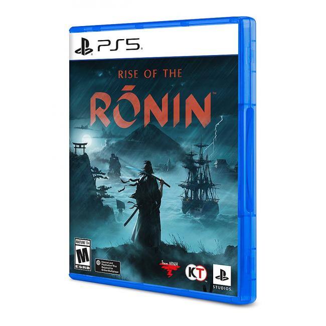 PS5. RISE OF THE RONIN. M ESRB. Fitoec and Rha - Tue. AOMSA. KT STUDIOS.