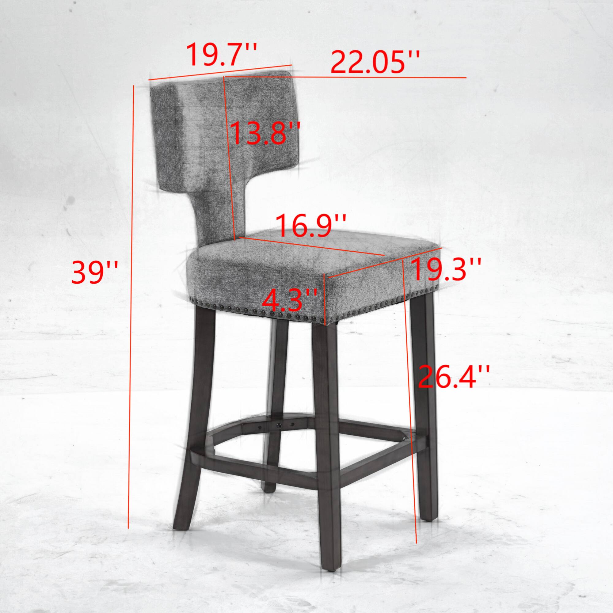 19.7" 22.05" 13.8" 39" 16.9" 4.3" 19.3" 26.4"