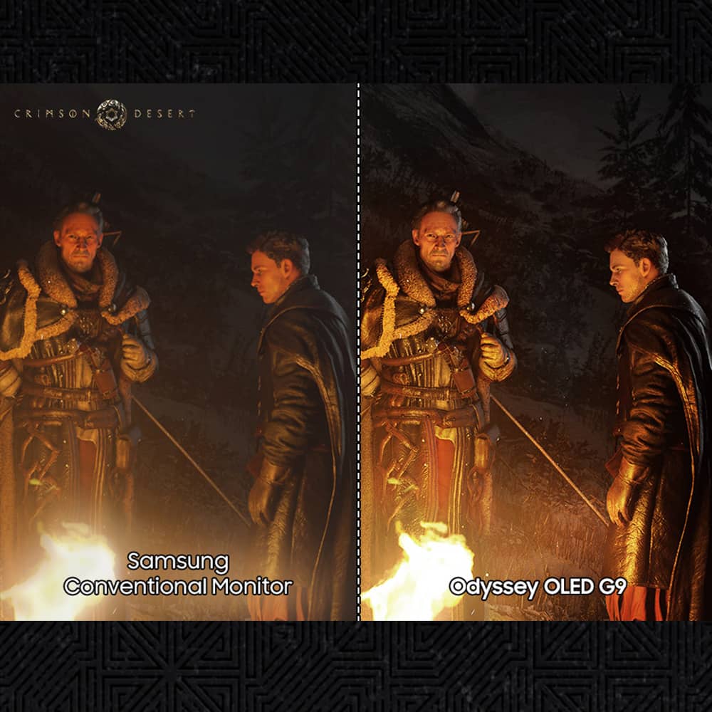 Crimson Desert Samsung Conventional Monitor Odyssey OLED G9