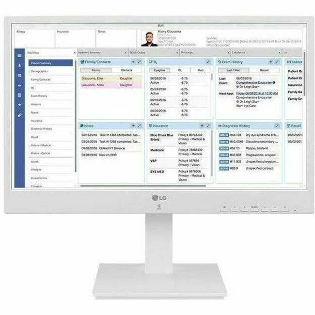 LG - 24CR670NK6P All-in-One Thin Client - Intel Pentium N6005 Quad-core (4 Core) 2 GHz - 8 GB RAM DDR4 SDRAM - 16 - White