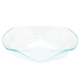 Gibson - Soho Lounge Carnegie Hill 14 inch x 12 Inch x 2.8 Inch Tempered Glass Baking Pan with Built in Handles - Clear