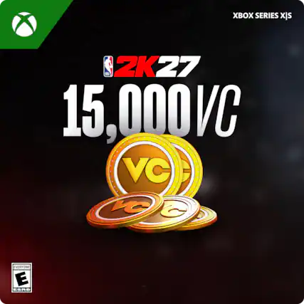 XBOX SERIES X|S
NBA 2K27 15,000 VC
EVERYONE E ESRB