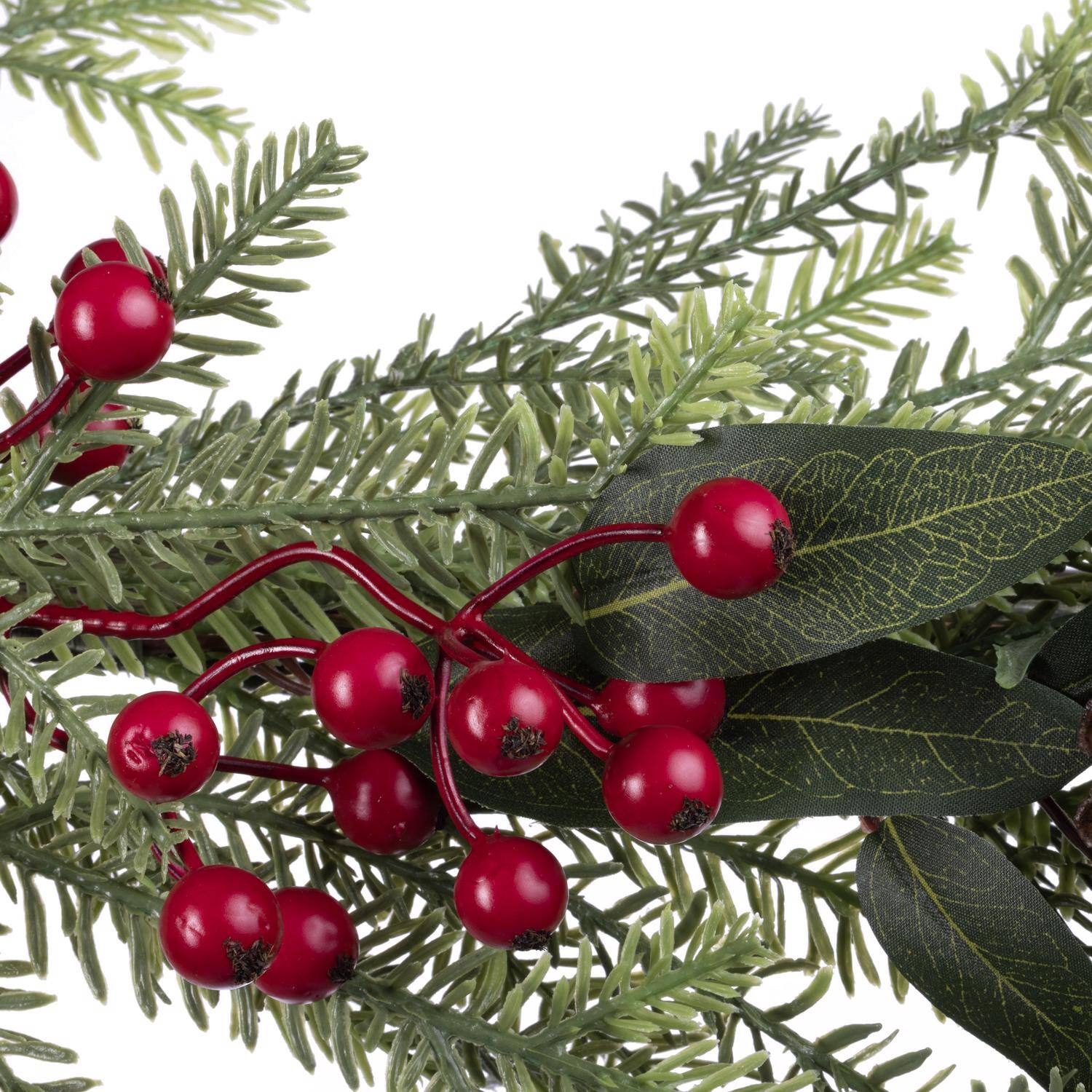 Angle. Celebrations - Celebrations 6 ft. L Unlit Everyday Garland - Multicolored.