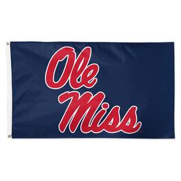 WinCraft - Ole Miss Rebels 3' x 5' Single-Sided Deluxe Primary Team Logo Flag - Multicolor