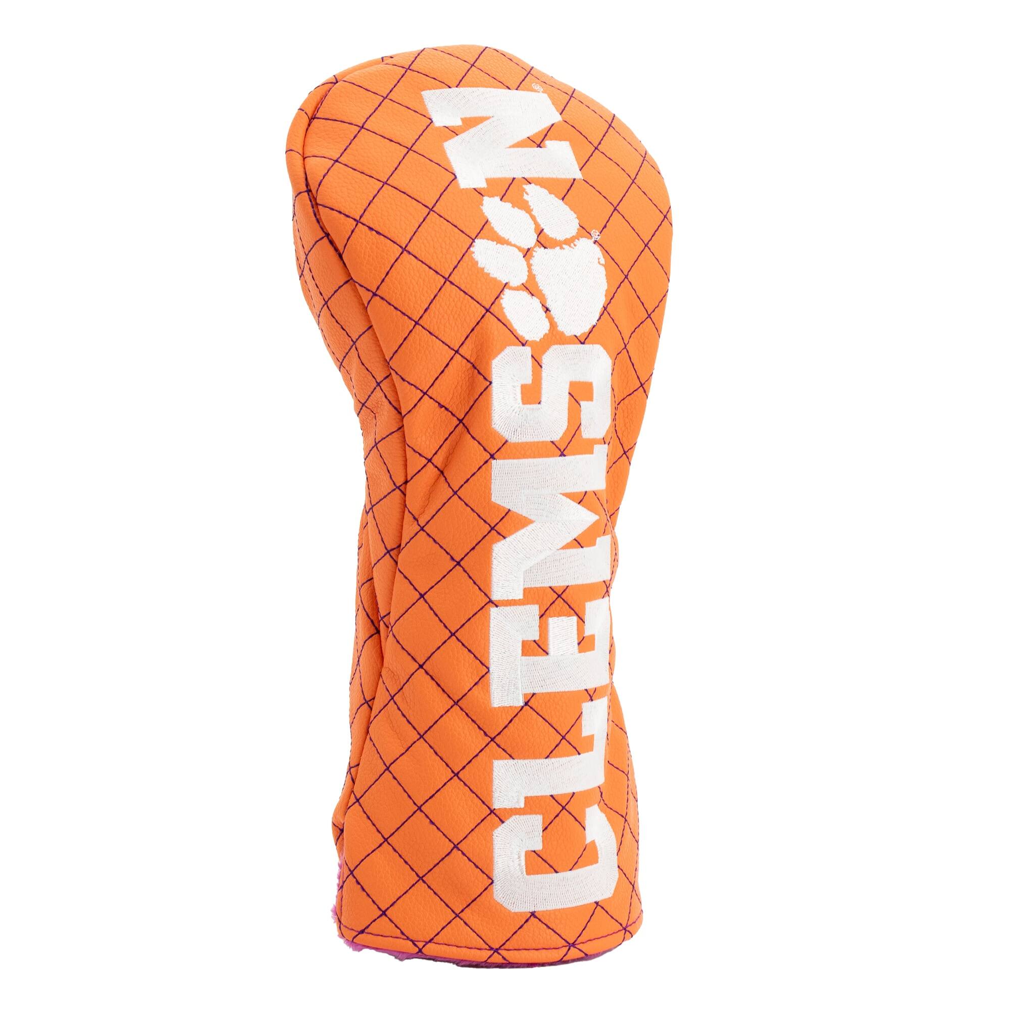 Alt View 2. Team Golf - Clemson Tigers Quilted Driver Headcover - Multicolor.