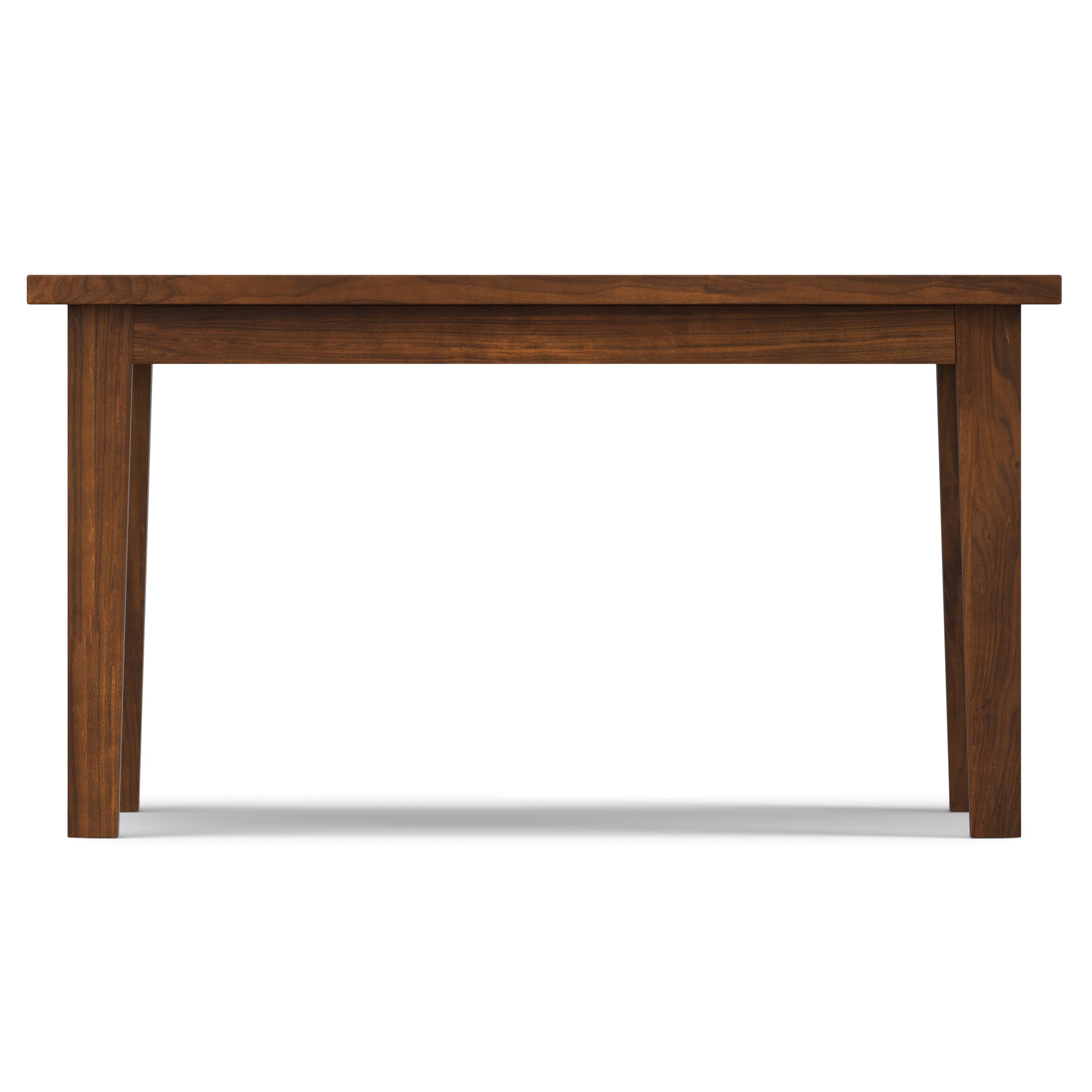 Left. Simpli Home - Eastwood 54 inch x 54 inch Square Contemporary Dining Table in Walnut - Walnut.