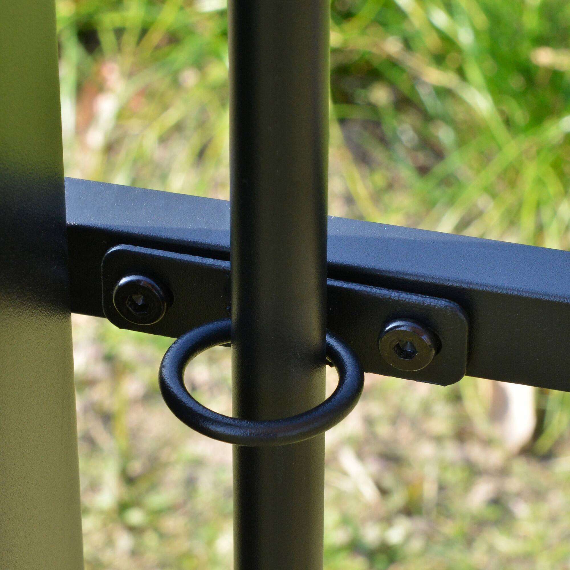 Alt View 4. Outsunny - 12' x 10' Outdoor Retractable Pergola Canopy with Sun Shade Unique Design Canopy Patio Metal Shelter - Beige.