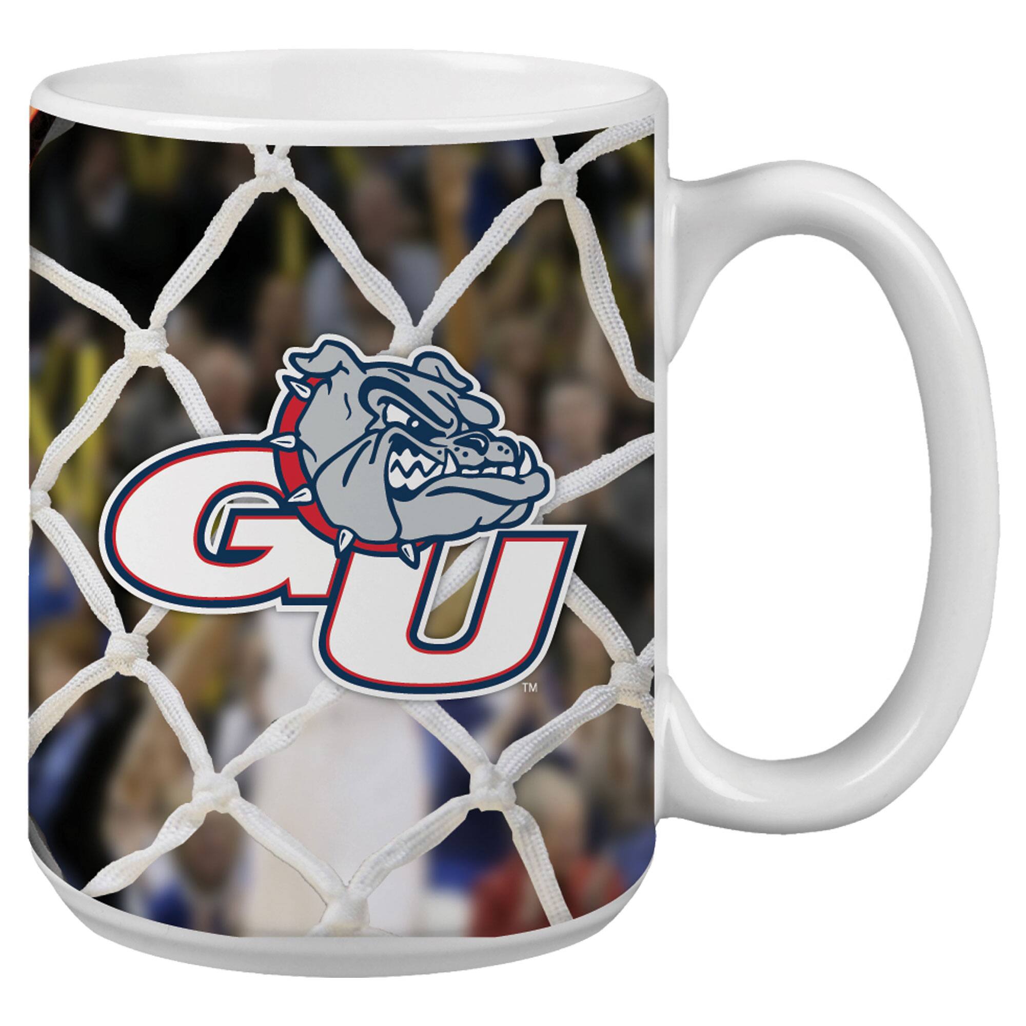 Alt View 1. Indigo Falls - Gonzaga Bulldogs 15oz. Basketball Mug - Multicolor.