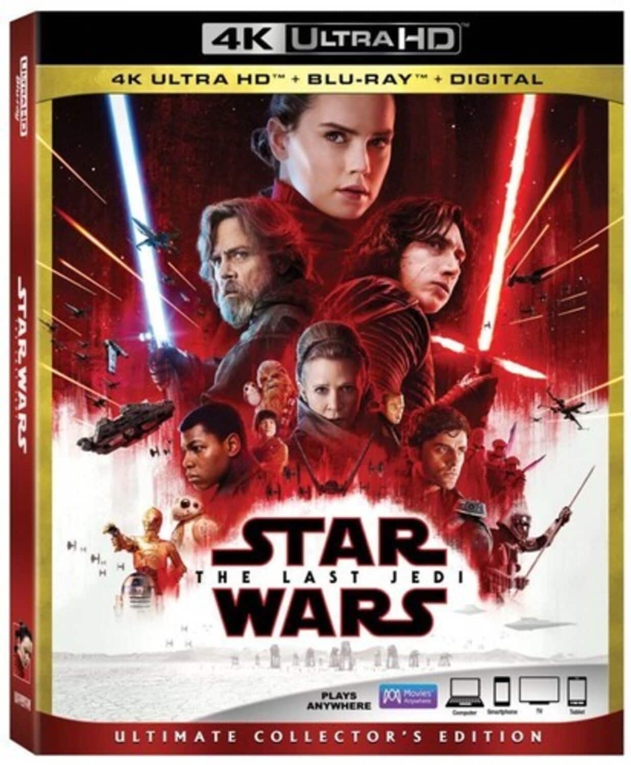 Front. Star Wars: Episode VIII: The Last Jedi   - 4K Blu-Ray.