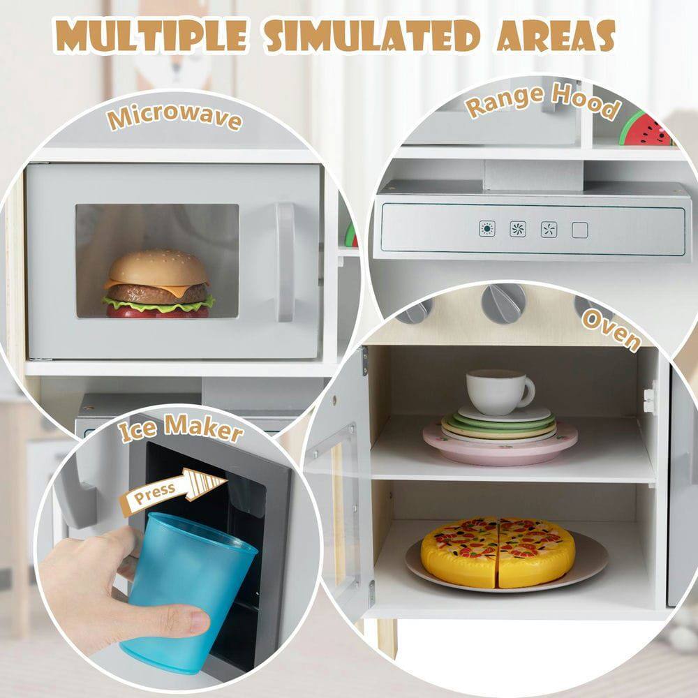 MULTIPLE SIMULATED AREAS

- Microwave
- Range Hood
- Oven
- Ice Maker (Press)