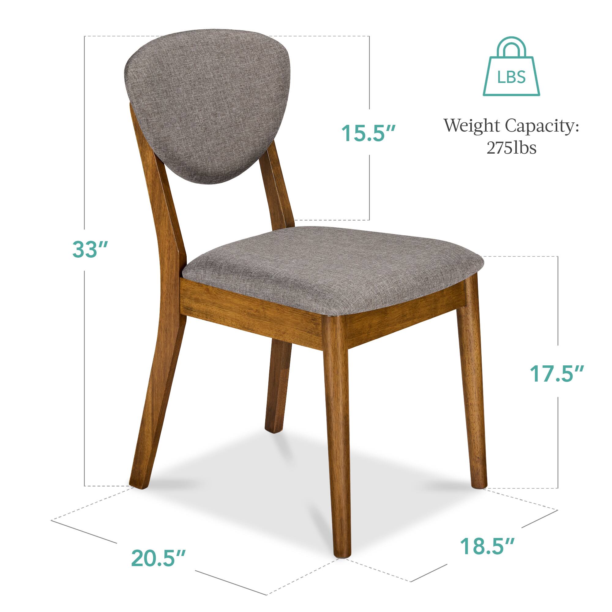 LBS  
15.5"  
Weight Capacity: 275lbs  
33"  
17.5"  
20.5"  
18.5"