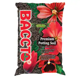Michigan Peat - All Purpose Premium Potting Soil w Perlite Fertilizer, 50 lb - Brown