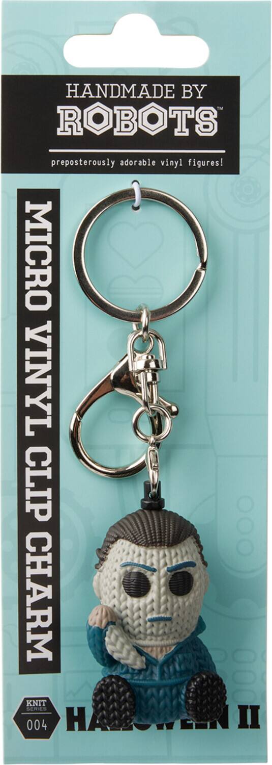 HANDMADE BY ROBOTS preposterously adorable vinyl figures! MICRO VINYL CLIP CHARM KNIT SERIES 004 HAWKEN II