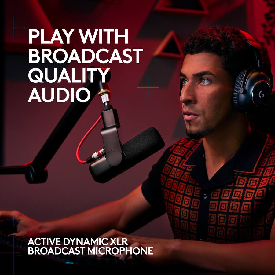 Logitech Yeti Studio Supercardioid Active Dynamic XLR Broadcast ...