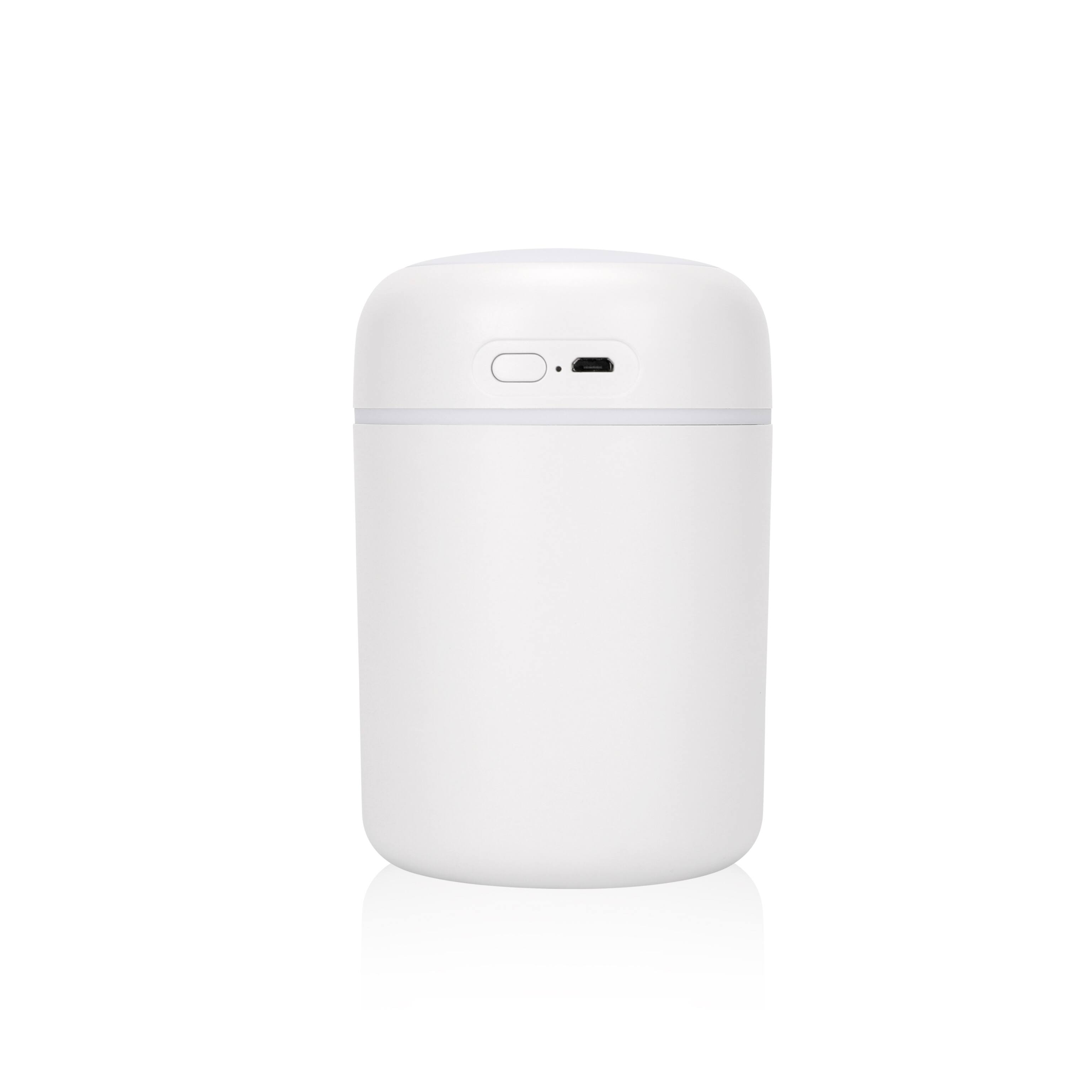 Angle. Techko Maid - Mini Portable Fine-Mist Humidifier w/ Colorful LED Night Light - 350ml - White.