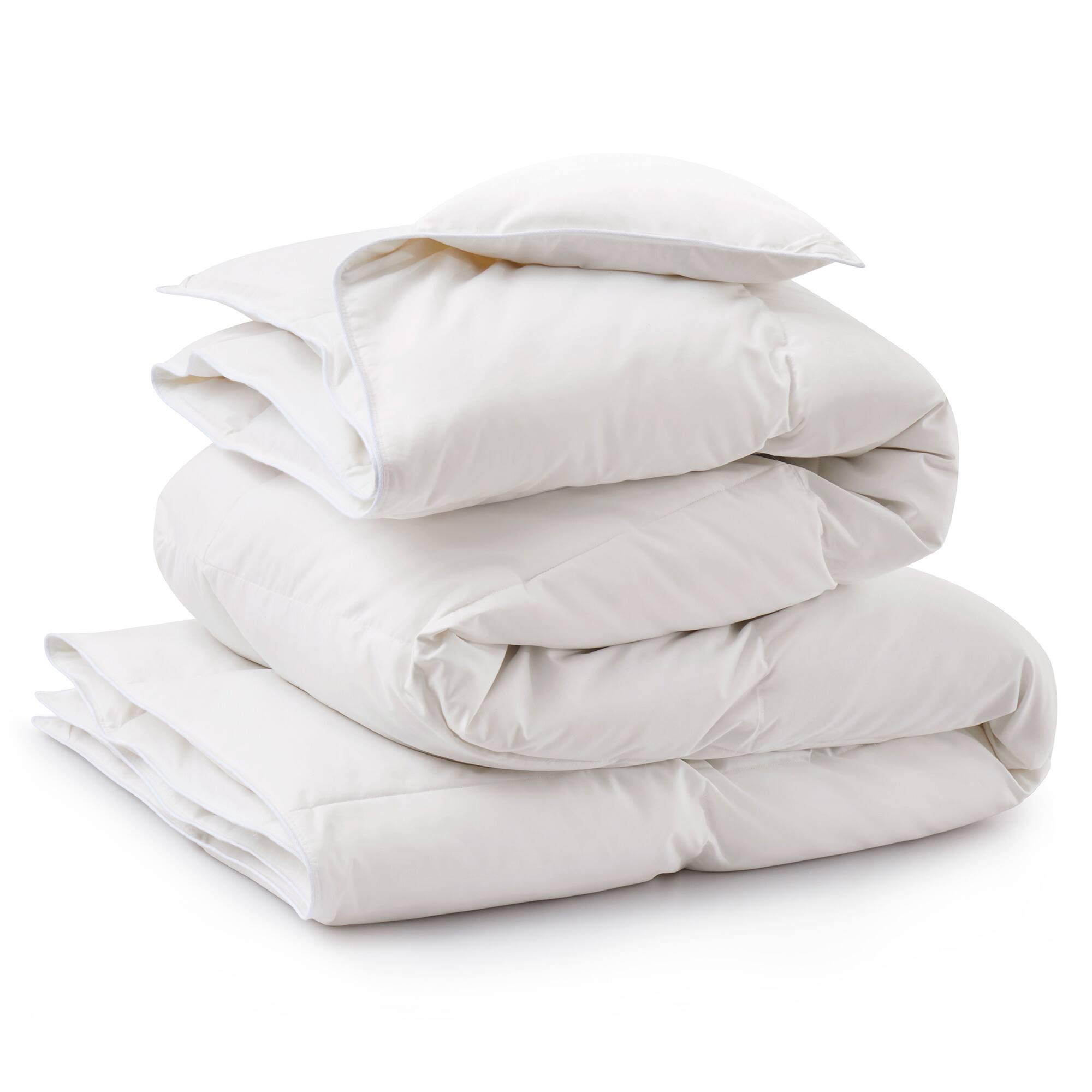 Alt View 2. Peace Nest - Dreamhood All Season Soft Premium Feather Down Fiber Comforter Duvet Insert, White, King - White.