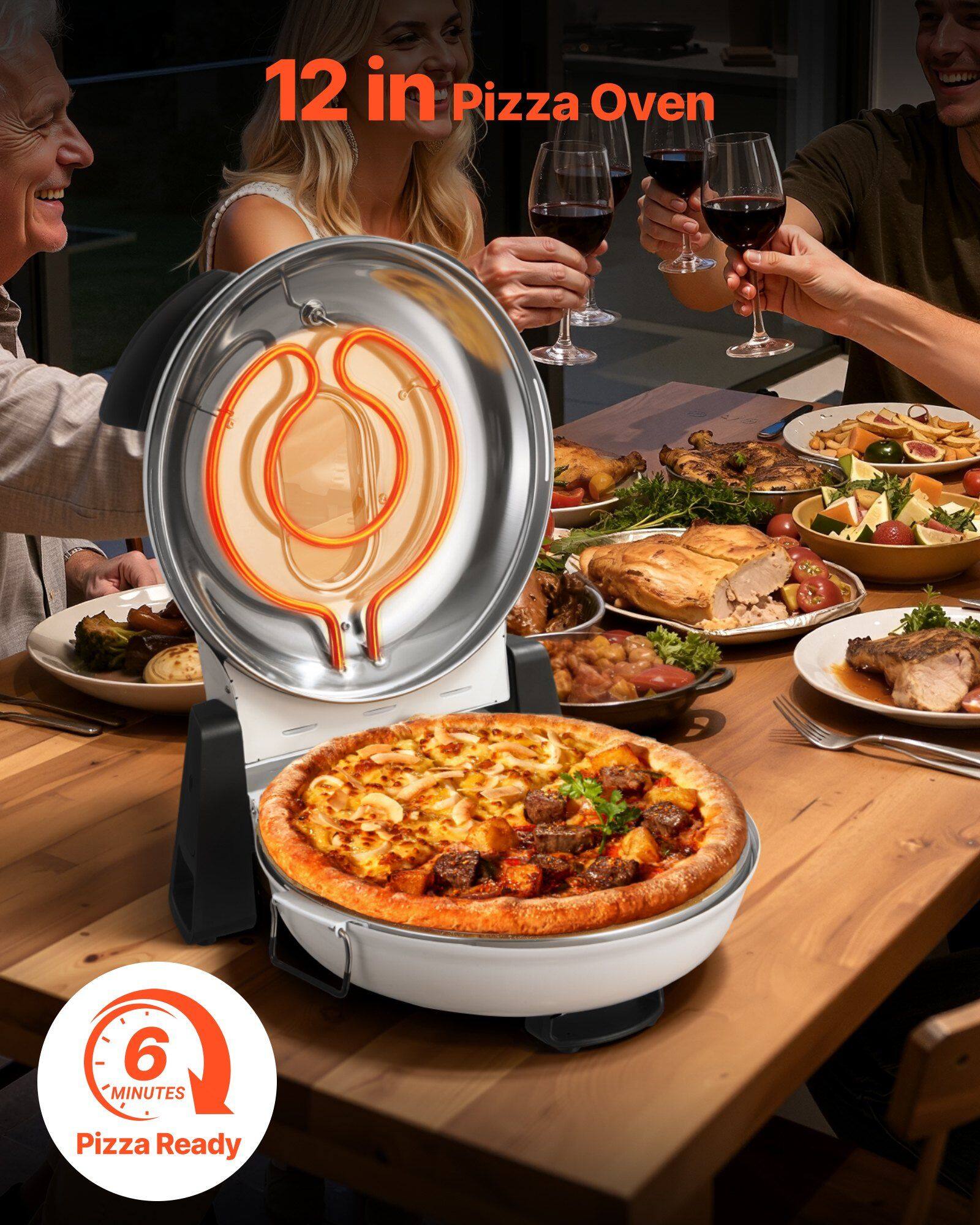 12 in Pizza Oven

6 MINUTES Pizza Ready