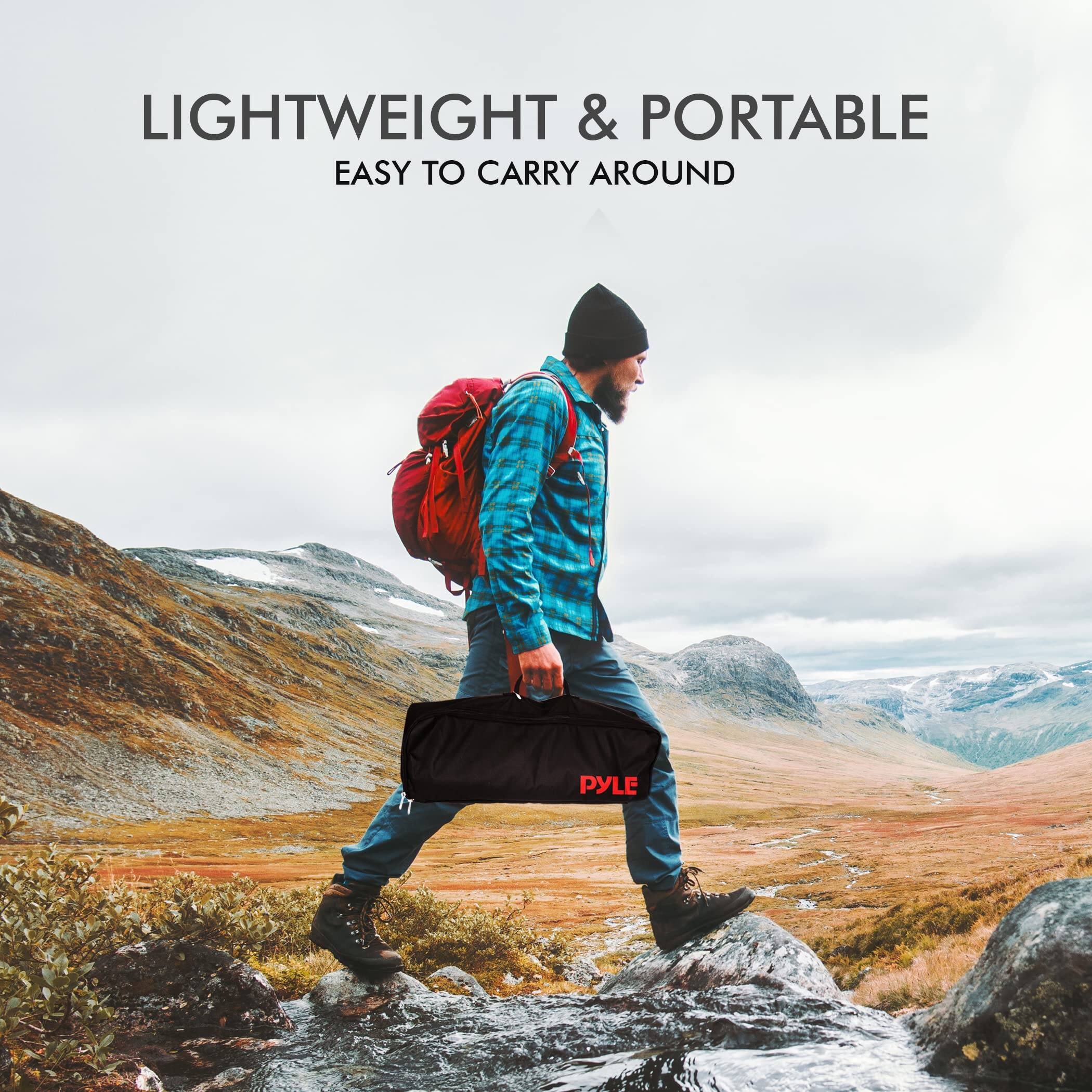 LIGHTWEIGHT & PORTABLE  
EASY TO CARRY AROUND