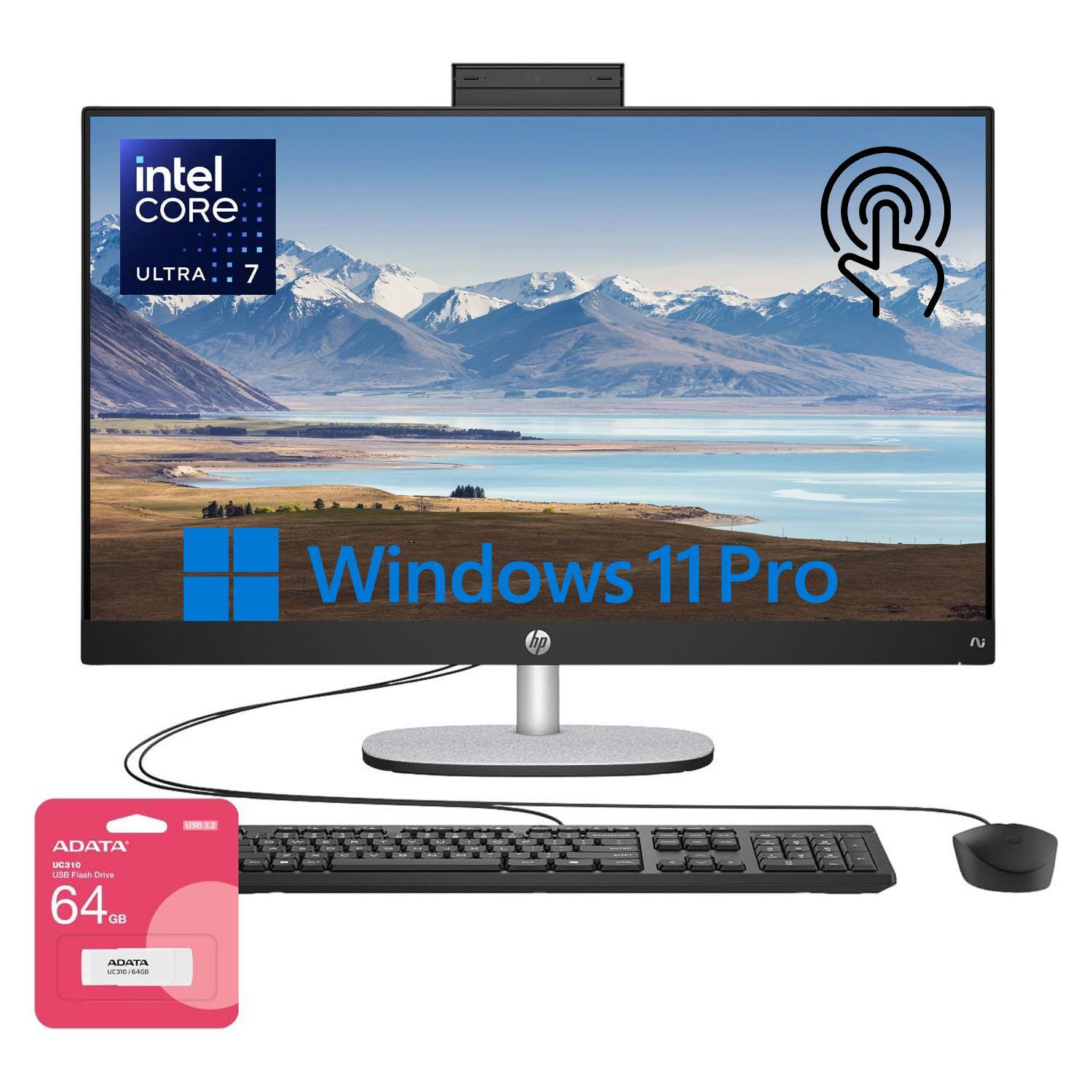 Intel Core Ultra 7  
Windows 11 Pro  
HP  
ADATA 64 GB USB Flash Drive