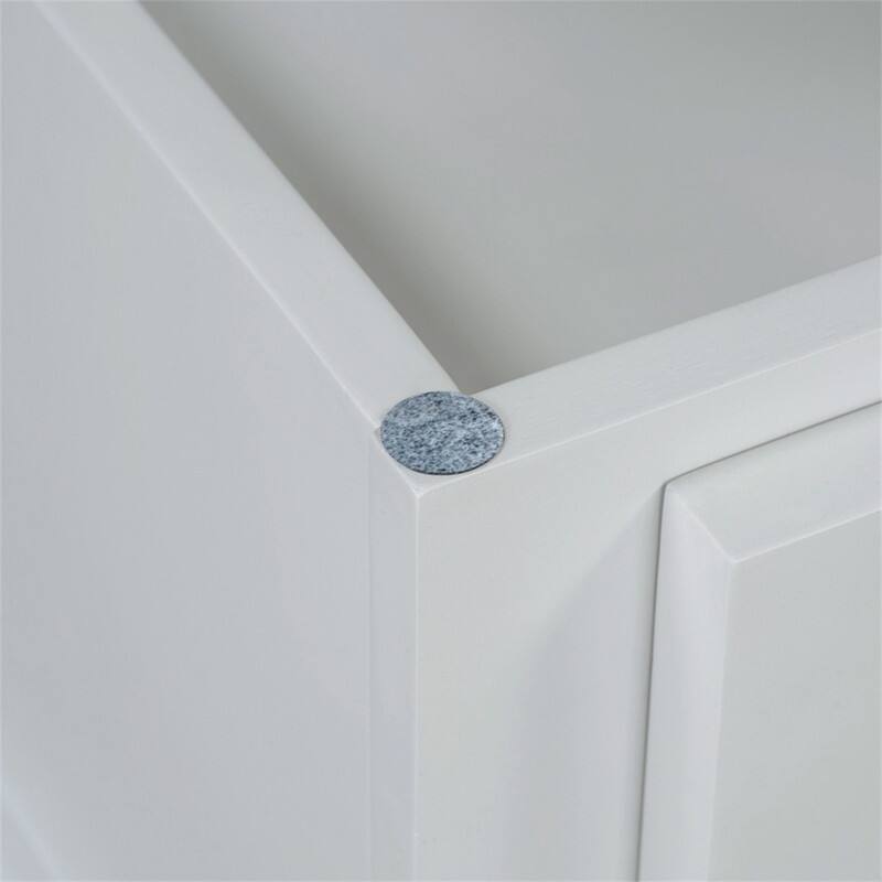Alt View 9. HTUTWOO - Shoe Storage Bench for Living Room Entryway Hallways - Bench with Cushion and Three Drawers,Fluted Entryway Bench - Light Gray.