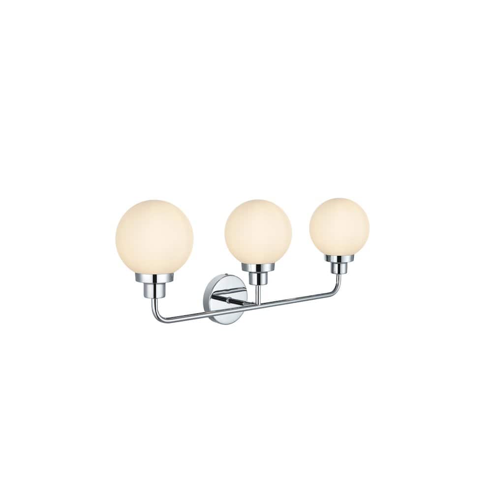 Living District - Hanson 28 inch Wall Sconce in Chrome - Chrome And Opal White price history on PriceWatchPro