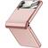 Alt View 11. SaharaCase - Full Body Case for Samsung Galaxy Z Flip4 - Rose Gold.
