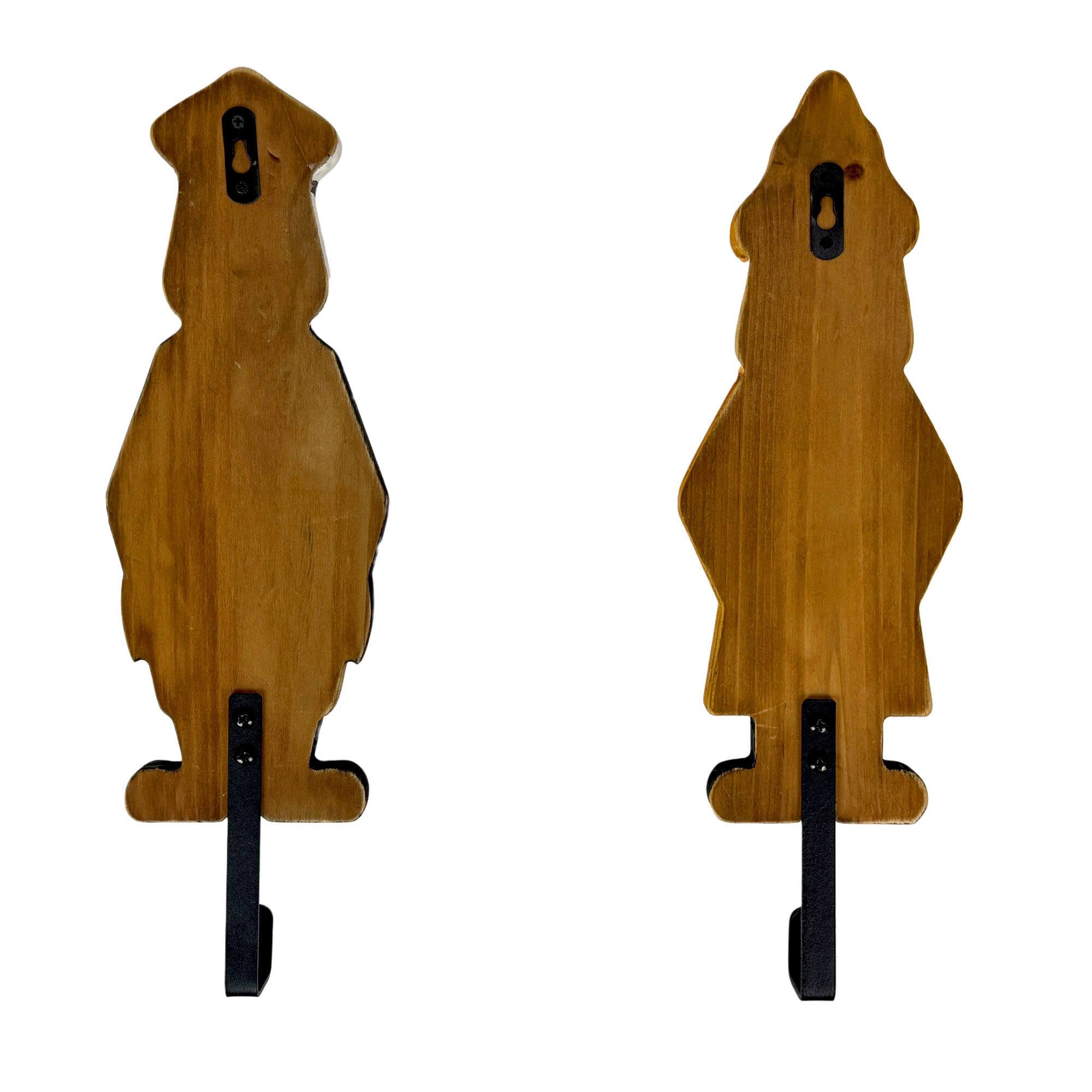 Alt View 2. Things2Die4 - Set of 2 Nautical Sailor Captain Fisherman Wall Hooks, Wood & Metal 14.75 In - Multicolored.
