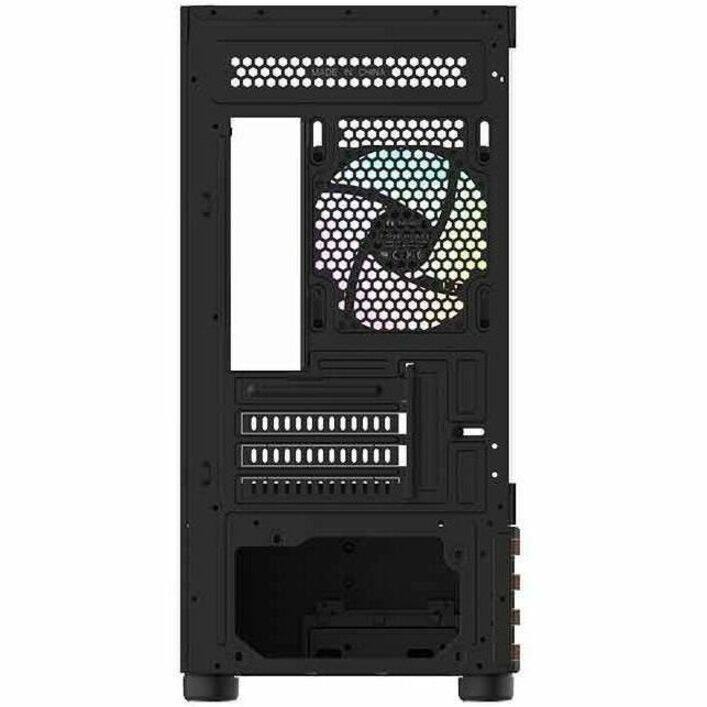 Alt View 4. Thermaltake - Thermaltake View 170 WS ARGB Micro Chassis - Black - Tempered Glass, SPCC - 3 x Bay - 3 ? 120mm Fan(s) Installed - Mini - Black.