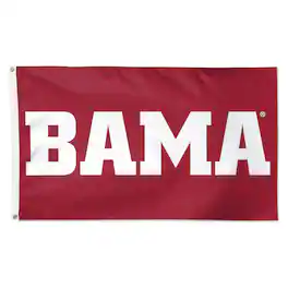 WinCraft - Alabama Crimson Tide 3' x 5' Single-Sided Deluxe Secondary Team Logo Flag - Multicolor