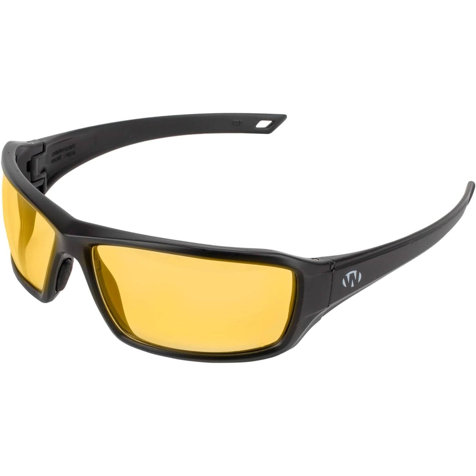 Alt View 1. Walker’s - Walker's Forge Full Frame Shooting Glasses w/Case - Amber - Amber.