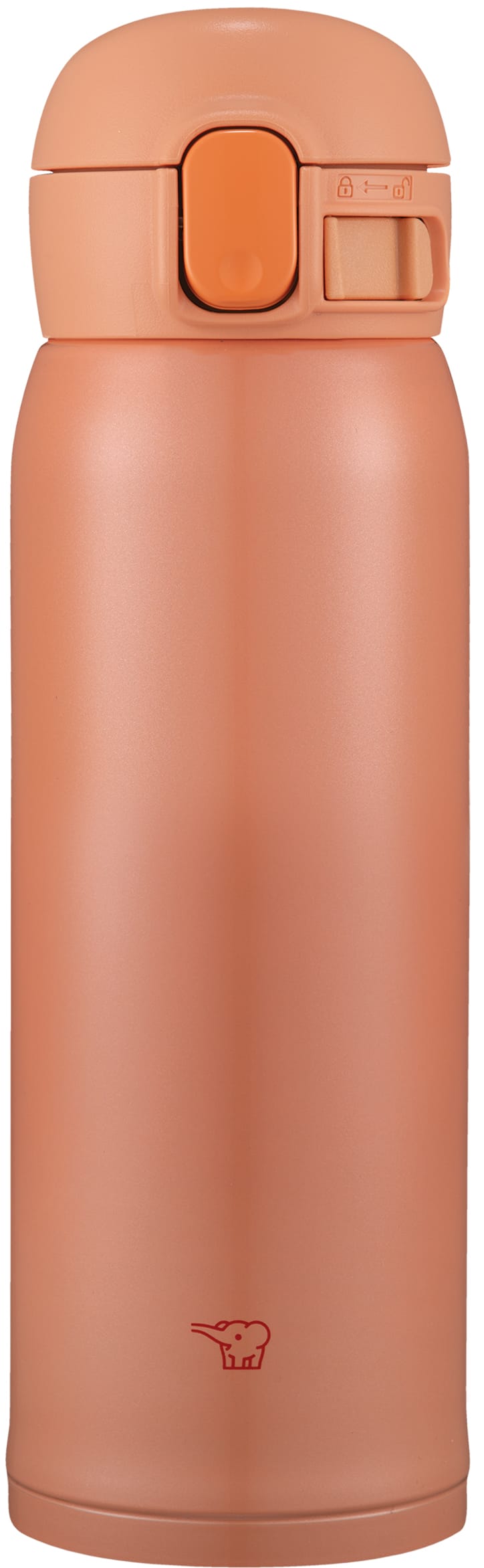 Angle. Zojirushi - Stainless Mug 16oz. - Cantaloup.